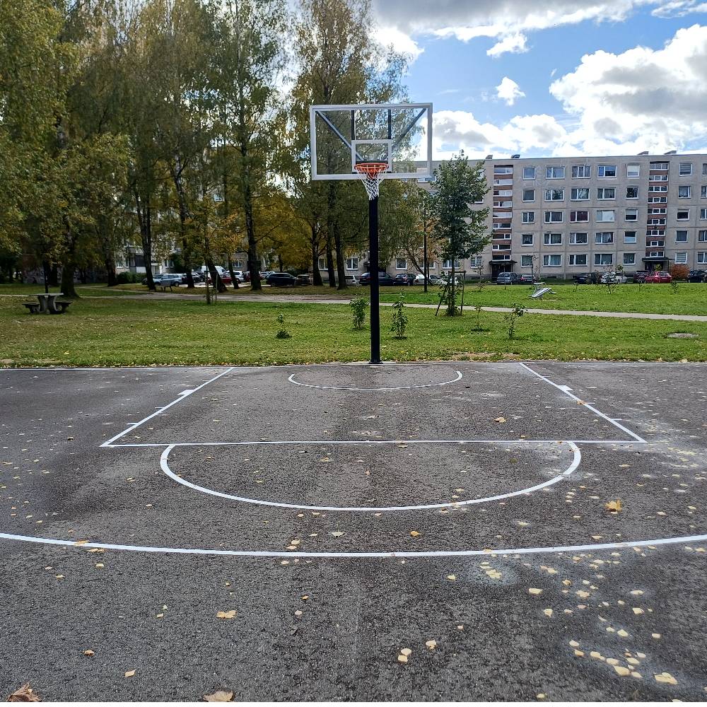 krepsinio stovo irengimas